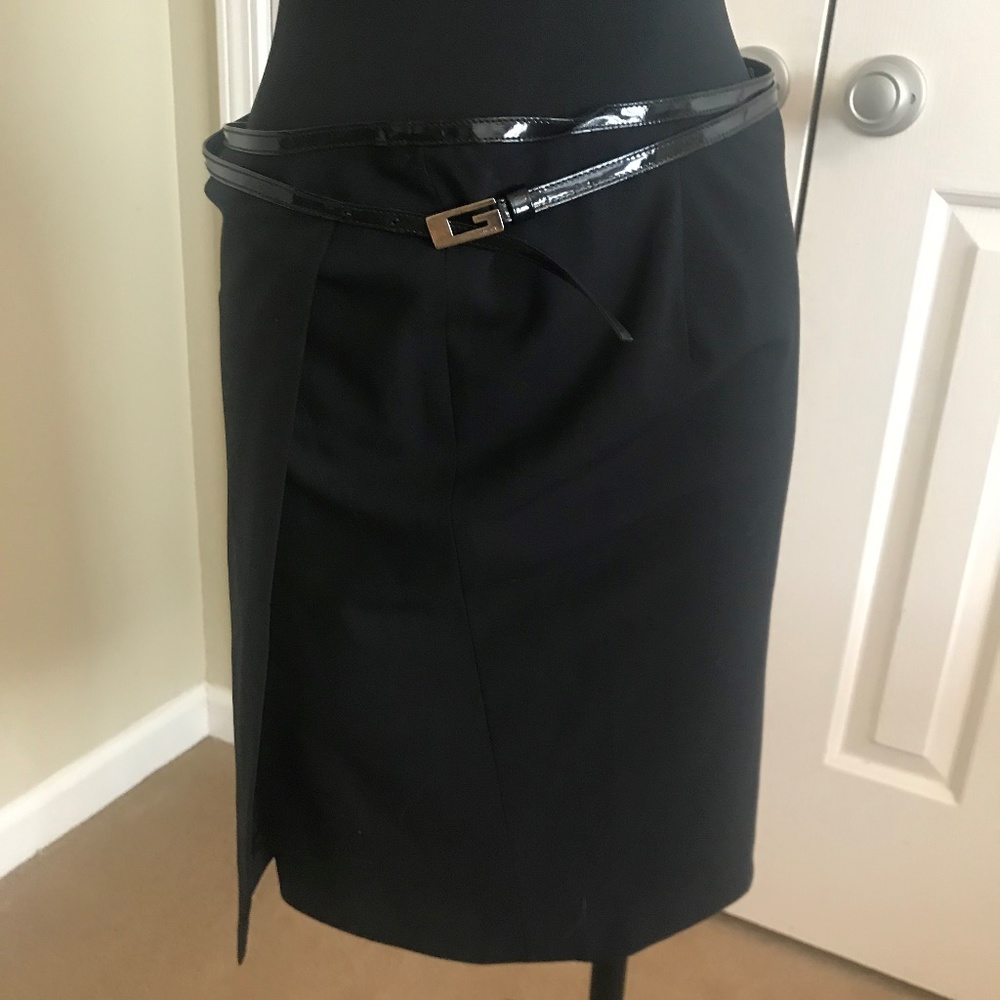Gucci Black Wrap Skirt size Italy 46